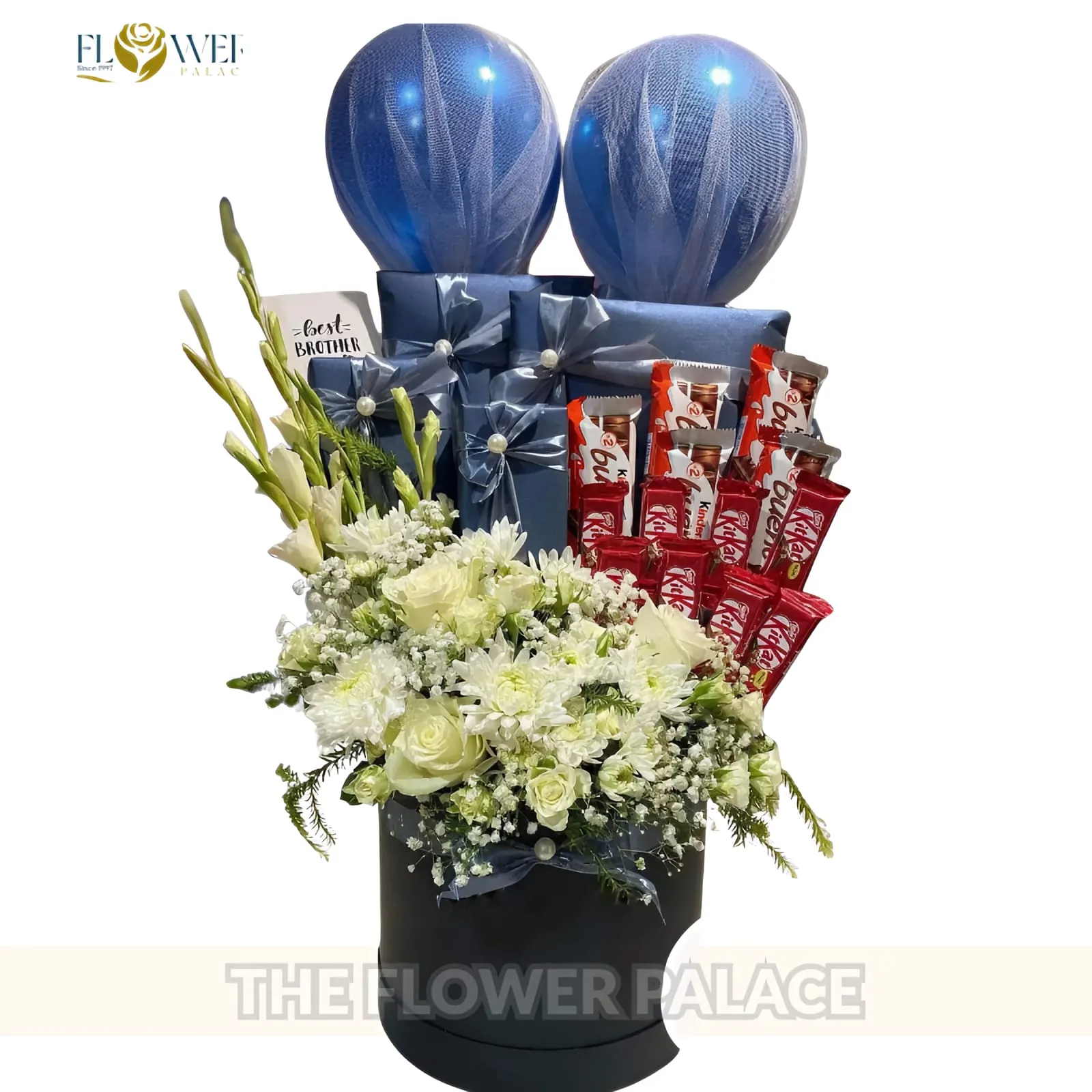 Vibrant pink and white chrysanthemum bouquet with pink wrapping available in Rawalpindi and Islamabad