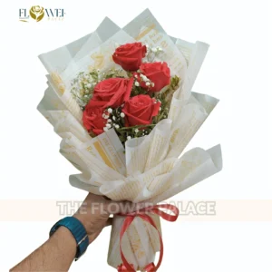 Premium small heart-shaped box filled with fresh red roses for delivery in Islamabad